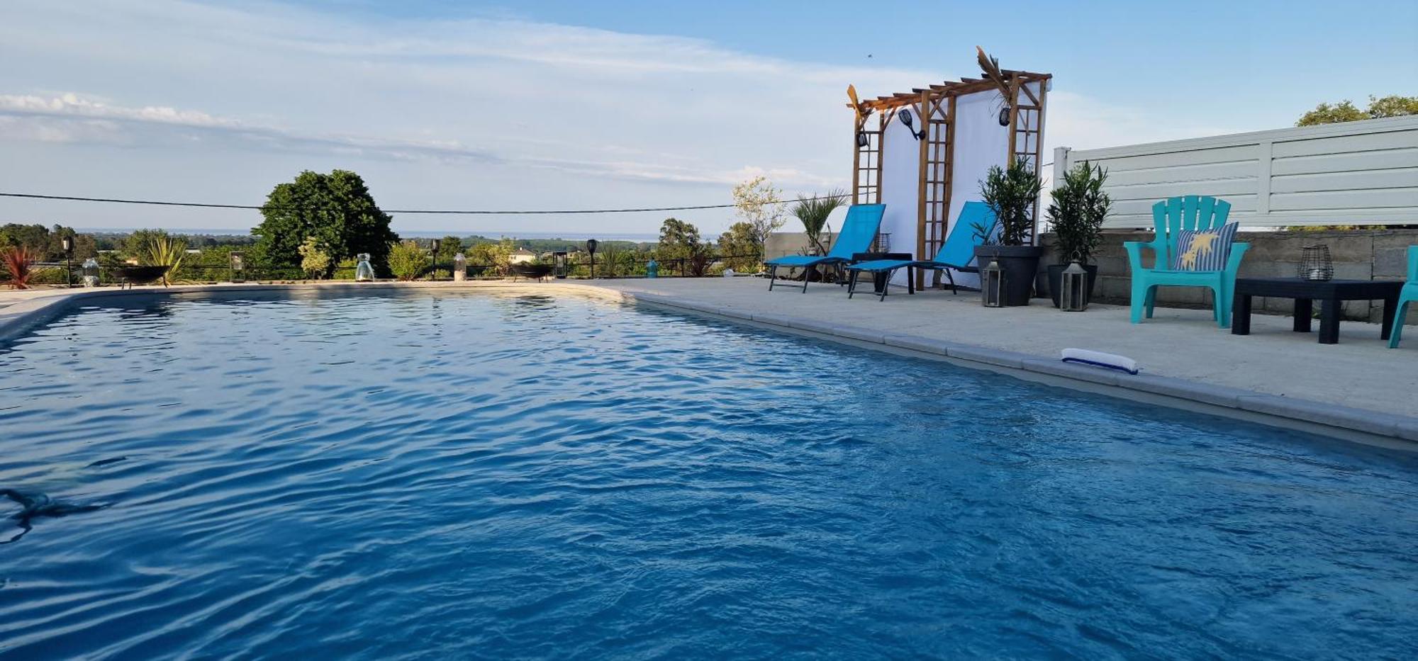 Villa Bistinetti Rez De Villa Tout Confort Avec Piscine Penta di Casinca Zewnętrze zdjęcie